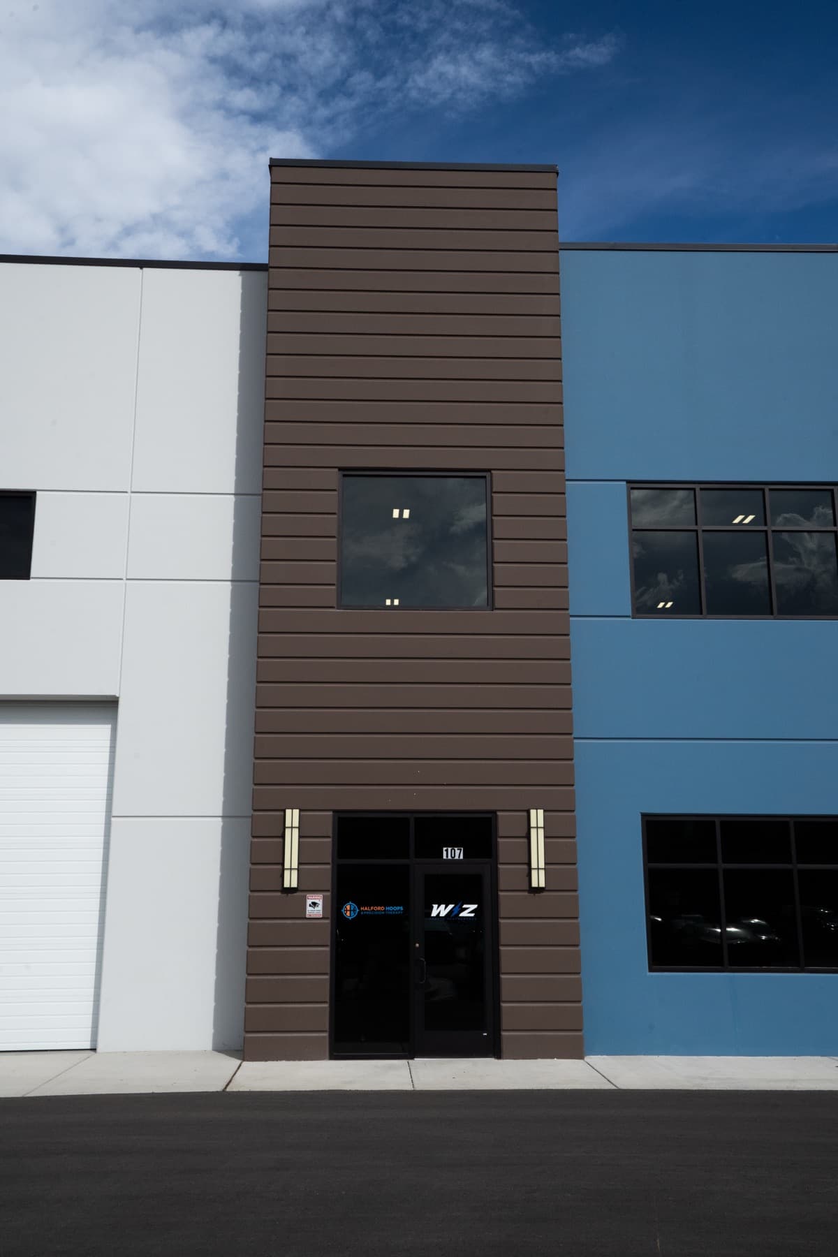 The WIZ Sports Performance building entrance